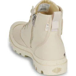Baskets Mode^Palladium - PAMPA HI ZIP ORGANIC Beige