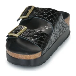 Mules / Sabots^Papillio - Arizona Flex Platf LENA Croc Black HEX Noir