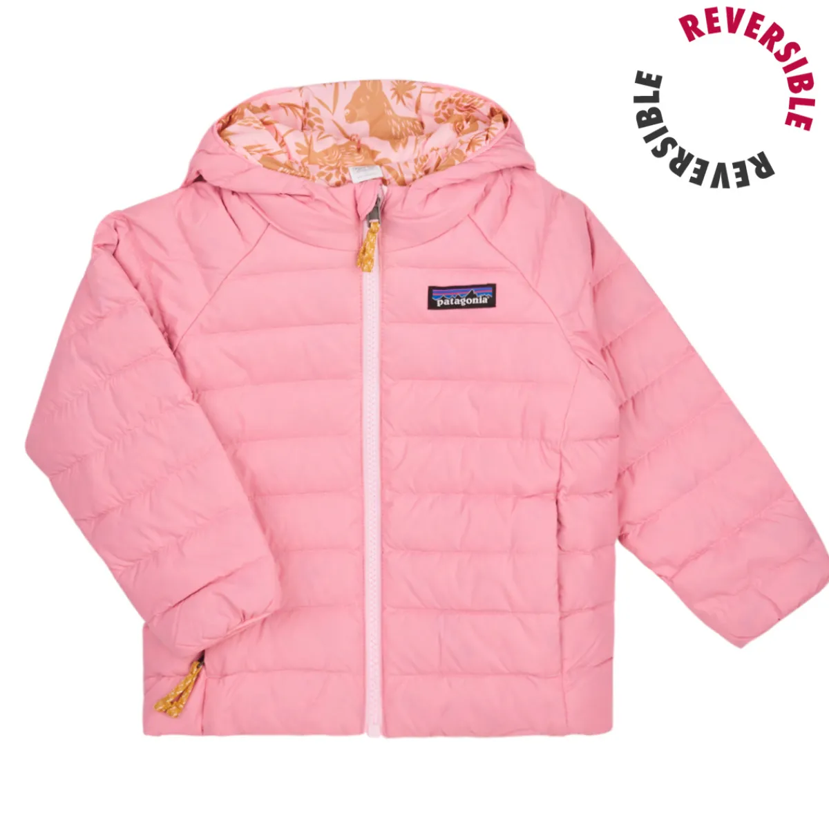 Manteaux^Patagonia - BABY REVERSIBLE DOWN SWEATER HOODY Rose
