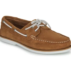 Mocassins & Chaussures Bateau^Pellet - VENDEE Velourscamel