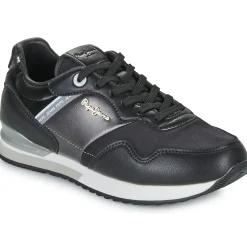 Baskets Mode^Pepe jeans - LONDON SHINE W Noir