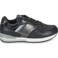 Baskets Mode^Pepe jeans - LONDON SHINE W Noir