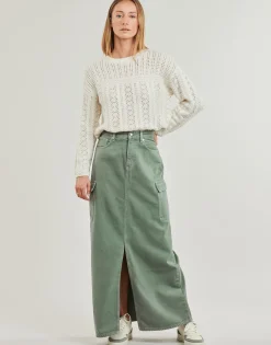 Jupes^Pepe jeans - MAXI SKIRT HW CLR Kaki