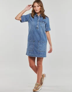 Robes^Pepe jeans - PEGGY Bleu