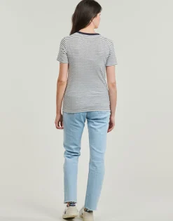 T-shirts & Polos^Petit Bateau - MC COL ROND Marine