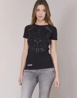 T-shirts & Polos^Philipp Plein Sport - FORMA LINEA Noir