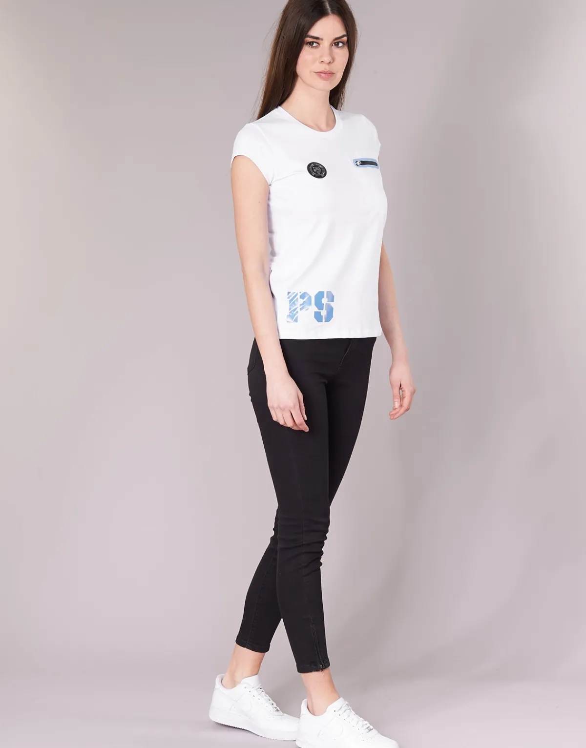 T-shirts & Polos^Philipp Plein Sport - SITTIN OVER HERE Blanc