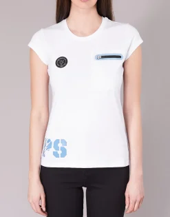 T-shirts & Polos^Philipp Plein Sport - SITTIN OVER HERE Blanc