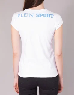 T-shirts & Polos^Philipp Plein Sport - SITTIN OVER HERE Blanc