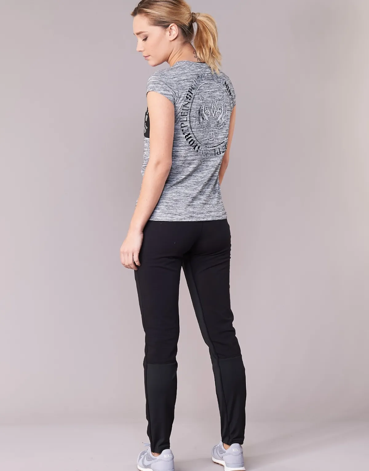 T-shirts & Polos^Philipp Plein Sport - THINK WHAT U WANT Gris