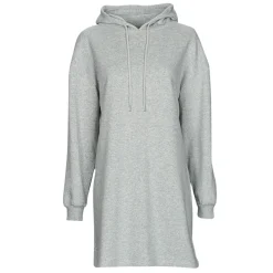 Robes^Pieces - PCCHILLI LS SWEAT DRESS Gris