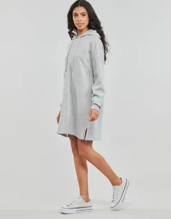 Robes^Pieces - PCCHILLI LS SWEAT DRESS Gris