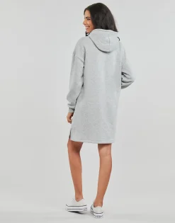 Robes^Pieces - PCCHILLI LS SWEAT DRESS Gris