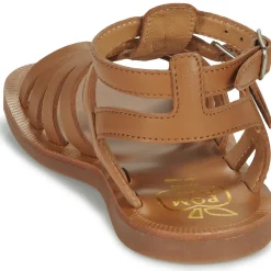 Sandales Et Nu-pieds^Pom d'Api - PLAGETTE GLADIATOR CAMEL