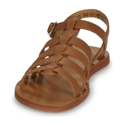 Sandales Et Nu-pieds^Pom d'Api - PLAGETTE STRAP CAMEL