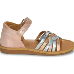 Sandales Et Nu-pieds^Pom d'Api - POPPY LUX NUDE-MULTIMETAL