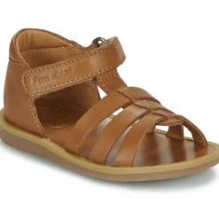 Sandales Et Nu-pieds^Pom d'Api - POPPY STRAP CAMEL