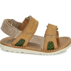 Sandales Et Nu-pieds^Pom d'Api - WAFF TREK CAMEL-VANILLA
