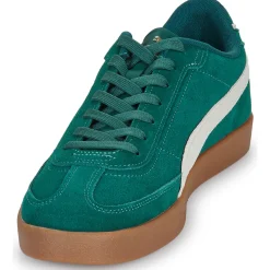 Baskets Mode^Puma - Club II Era Suede Vert