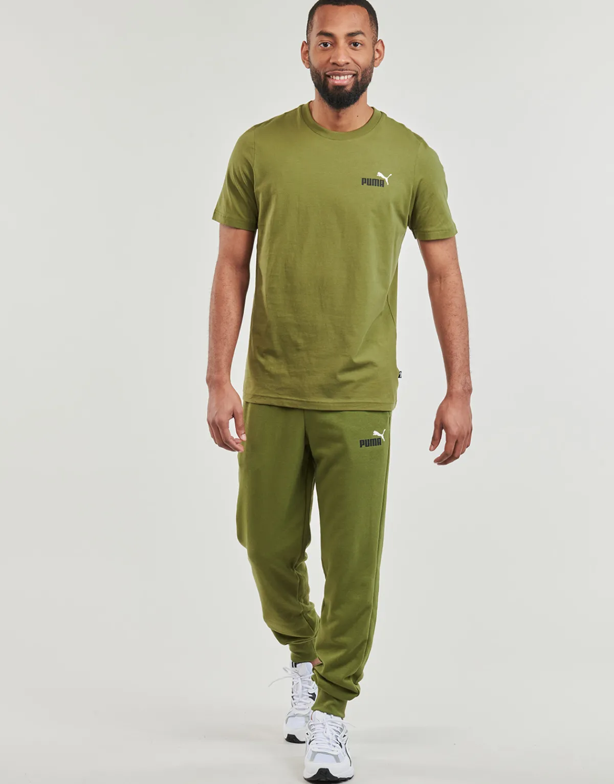 Joggings & Survêtements^Puma - ESS+ 2 COL LOGO PANTS TR CL Kaki