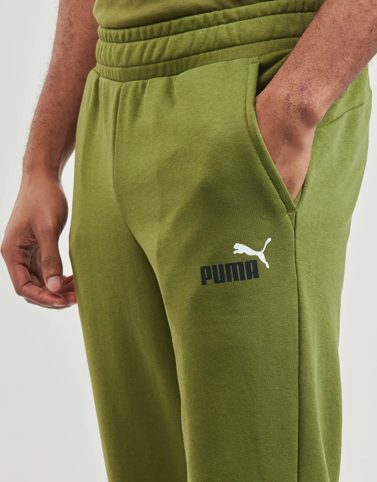 Joggings & Survêtements^Puma - ESS+ 2 COL LOGO PANTS TR CL Kaki
