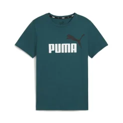 T-shirts & Polos^Puma - ESS+ 2 COL LOGO TEE Vert