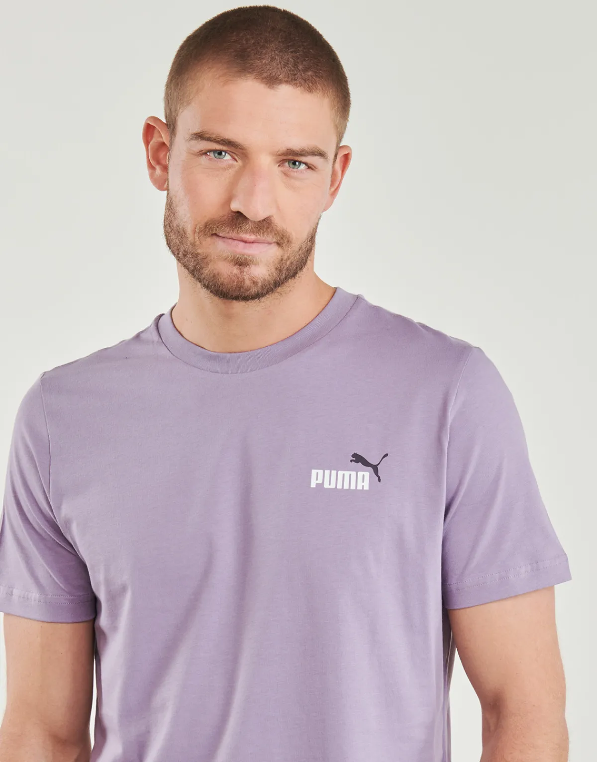 T-shirts & Polos^Puma - ESS+ 2 COL SMALL LOGO TEE Violet