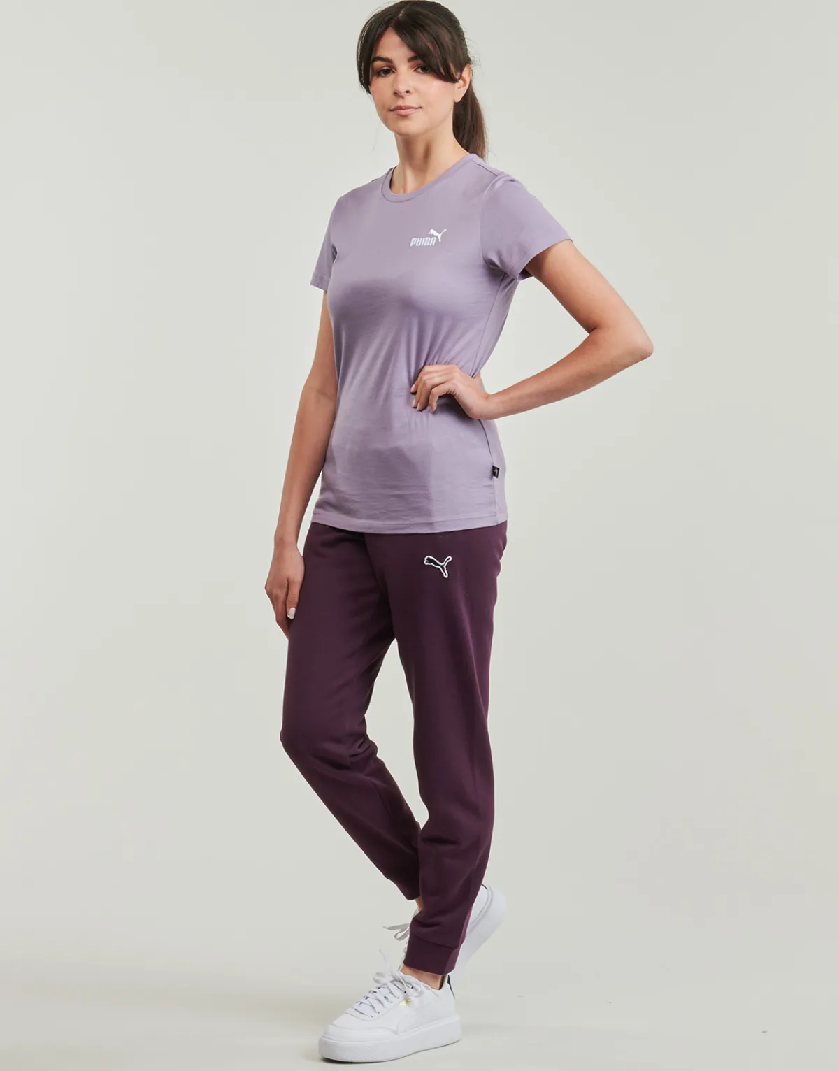 T-shirts & Polos^Puma - ESS+ EMBROIDERY Lila