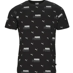 T-shirts & Polos^Puma - ESS+ LOGO POWER AOP Noir