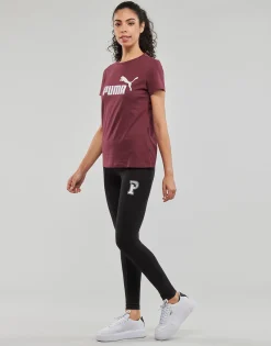 T-shirts & Polos^Puma - ESS LOGO TEE (S) Mauve