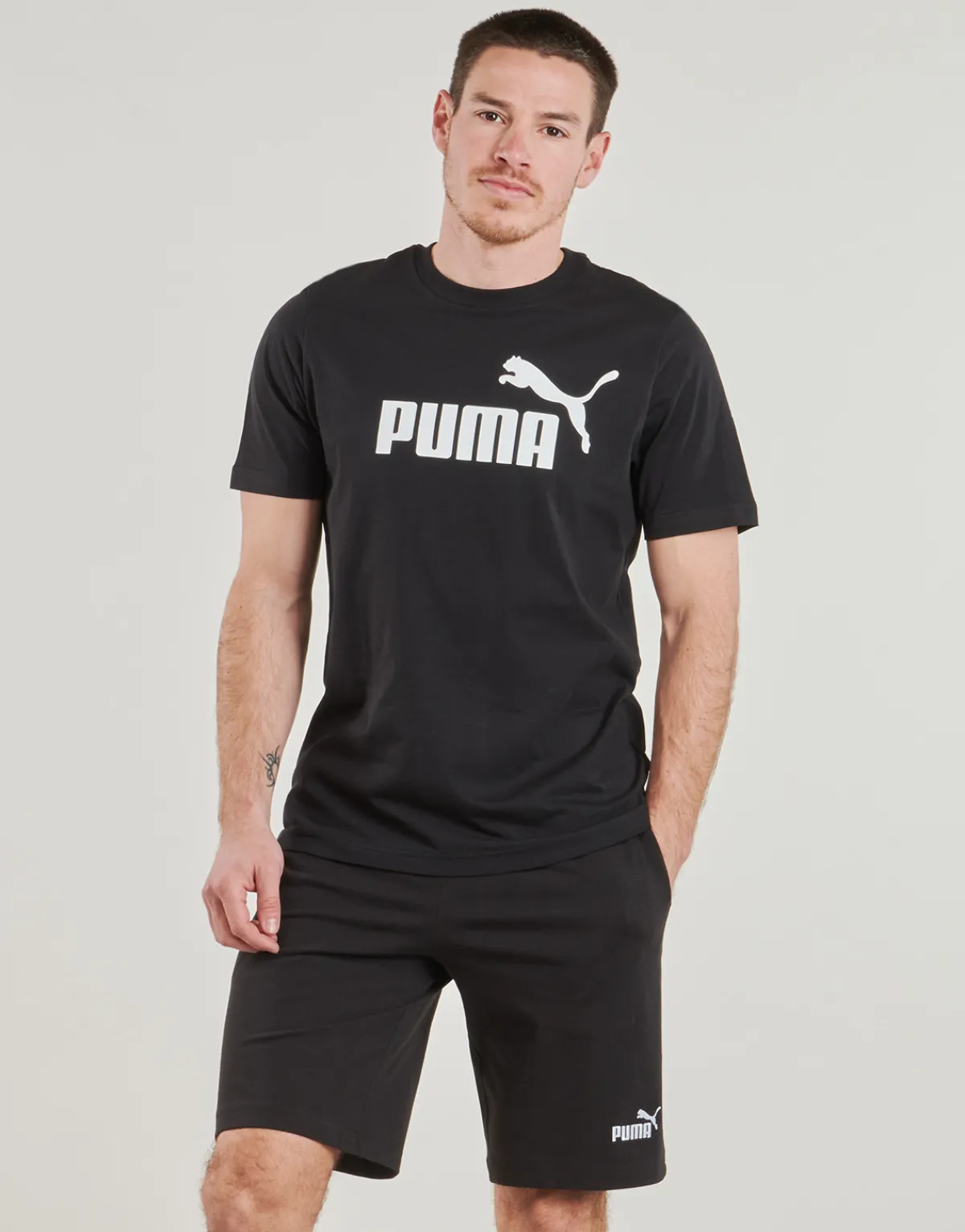 T-shirts & Polos^Puma - ESS NO1 LOGO TEE Noir