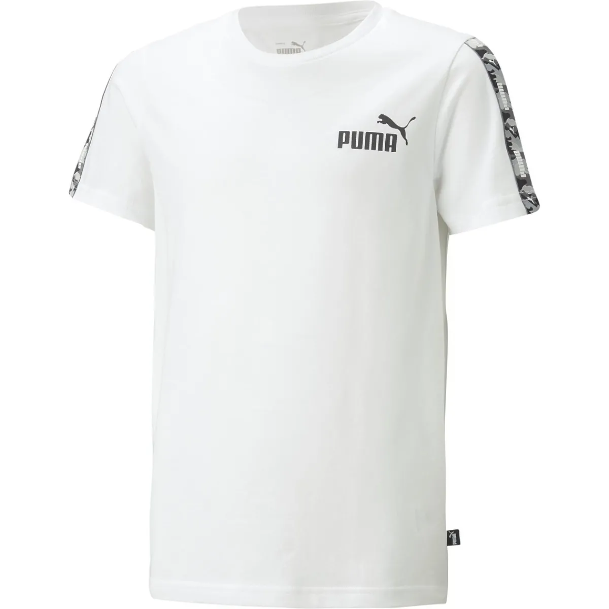 T-shirts & Polos^Puma - ESS TAPE CAMO Blanc