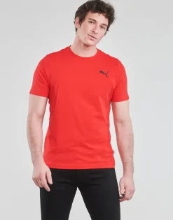 T-shirts & Polos^Puma - ESS TEE Rouge