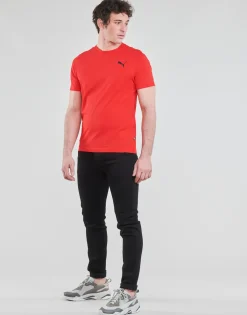 T-shirts & Polos^Puma - ESS TEE Rouge