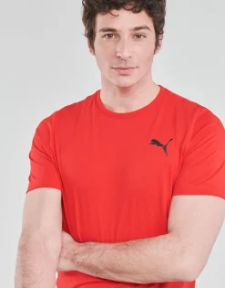T-shirts & Polos^Puma - ESS TEE Rouge