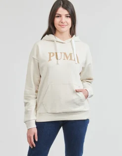 Sweats & Polaires^Puma - SQUAD HOODIE TR Beige