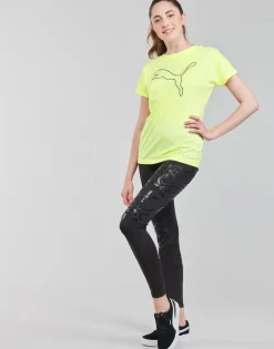 T-shirts & Polos^Puma - RECYCL JERSY CAT TEE Jaune