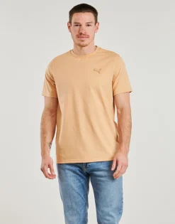 T-shirts & Polos^Puma - TEE MIF BADGE BRODE Beige