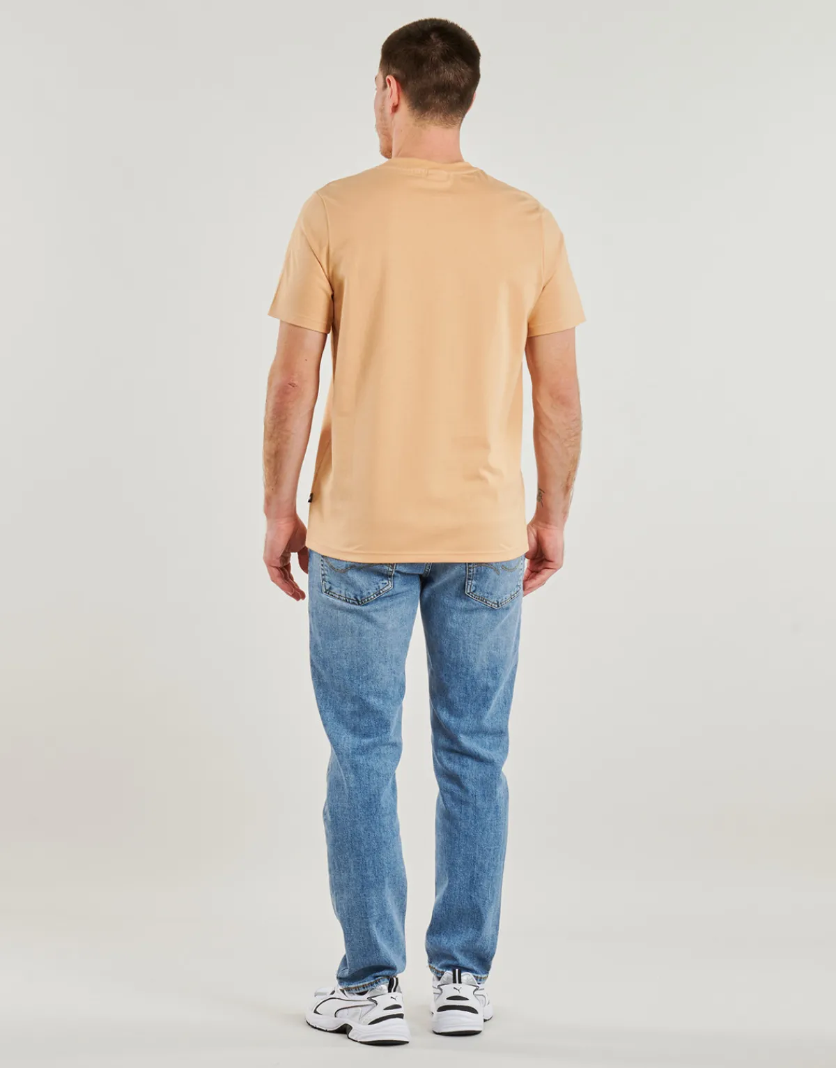 T-shirts & Polos^Puma - TEE MIF BADGE BRODE Beige