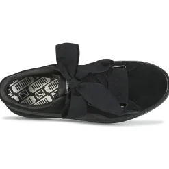 Baskets Mode^Puma - W SUEDE HEART EP.BLACK Noir