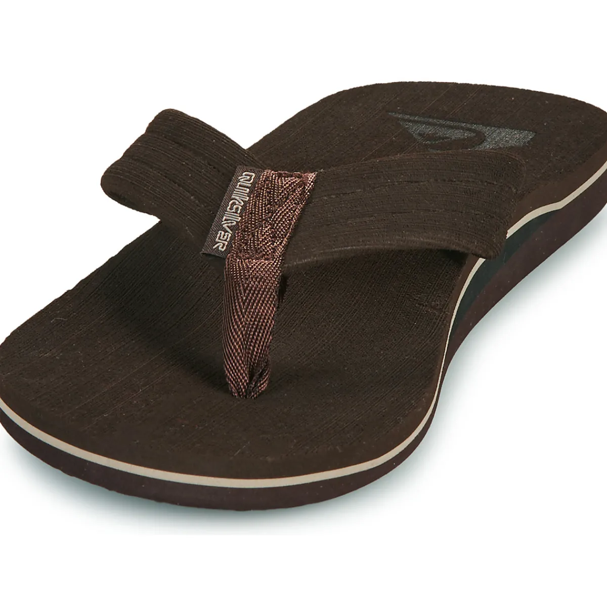 Tongs^Quiksilver - MOLOKAI LAYBACK TEXTURED Marron