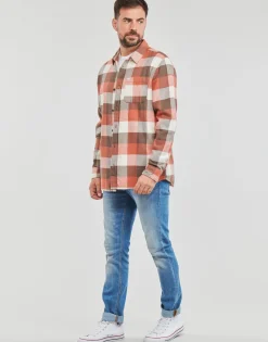 Chemises^Quiksilver - MOTHERFLY Marron