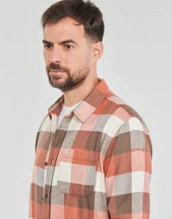 Chemises^Quiksilver - MOTHERFLY Marron