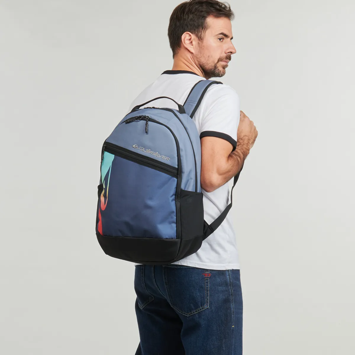 Sacs À Dos^Quiksilver - SCHOOLIE 2.0 Bleu