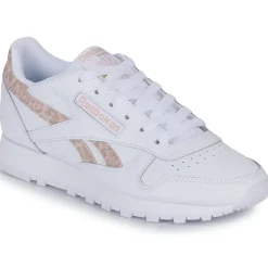 Baskets Mode^Reebok Classic - CLASSIC LEATHER Blanc