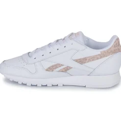 Baskets Mode^Reebok Classic - CLASSIC LEATHER Blanc