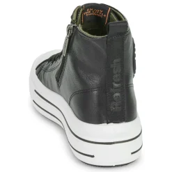 Baskets Mode^Refresh - 172284-BLACK Noir