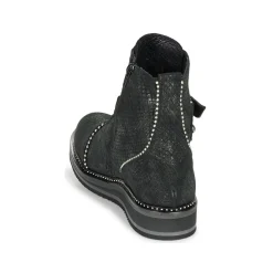 Bottines / Boots^Regard - ROCTALY V2 CRTE SERPENTE SHABE Noir