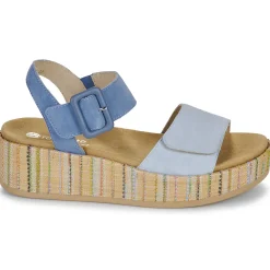 Sandales Et Nu-pieds^Remonte - D1N54-12 Bleu