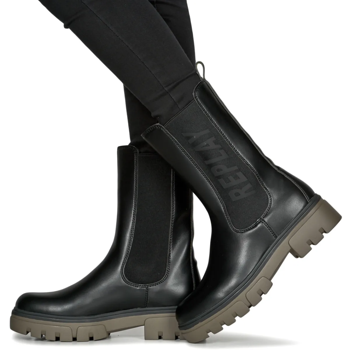 Bottines / Boots^Replay - HANNA - WENTWORD Noir